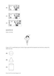 1º SIMULADINHO DE MATEMÁTICA – 2º ANO