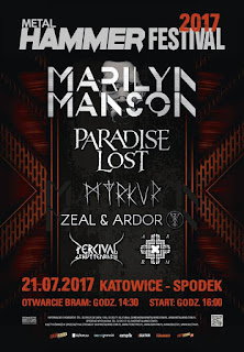 Metal Hammer Festival 2017, Katowice, Spodek, Marilyn Manson, Paradise Lost