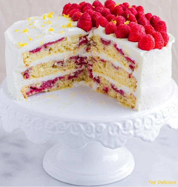 LEMON RASPBERRY CAKE