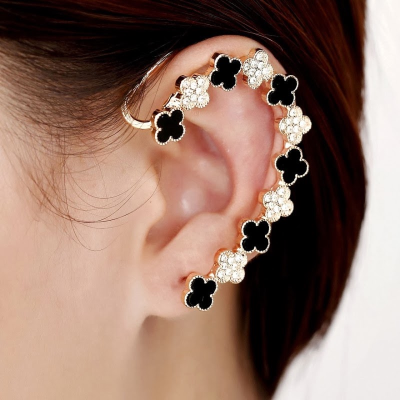 http://www.okajewelry.com/product/2567/Rhinestone-Four-Leaf-Clover-Ear-Wrap-Earring.html