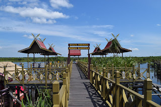 Tampak Dermaga di Kereng Bangkirai