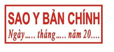 Dịch vụ khắc dấu sao y bản chính