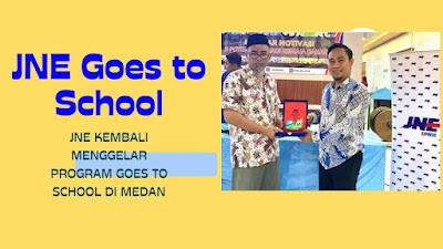 JNE Kembali Menggelar Program Goes To School di Medan