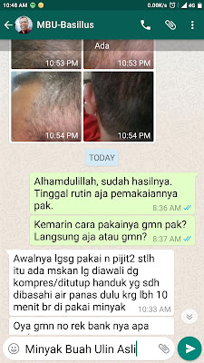 testimoni minyak ulin