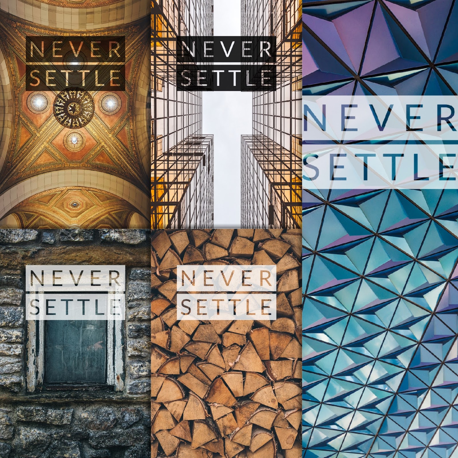Never Settle Wallpaper Pack 16 - Abstract Edition (30 Wallpapers) April