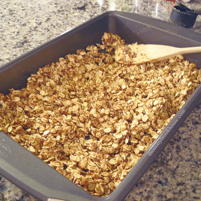 Stirring Granola