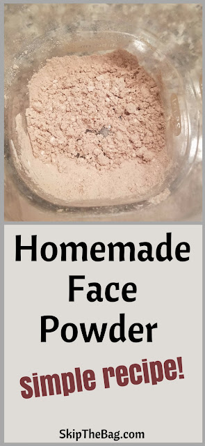 Homemade Face Powder. Simplest recipe in the world and it works!