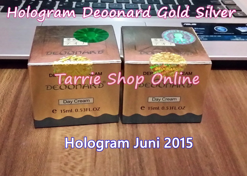 Deoonard Gold Silver Hologram Hijau Silver