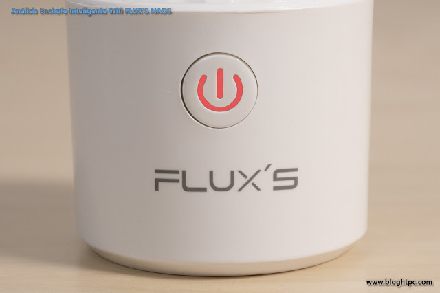 Enchufe Inteligente Wifi FLUX´S NAOS mide el consumo eléctrico