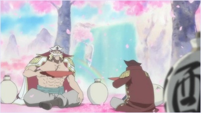 Whitebeard and Roger.