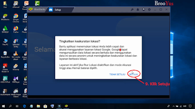 install bluestacks langkah ke-8