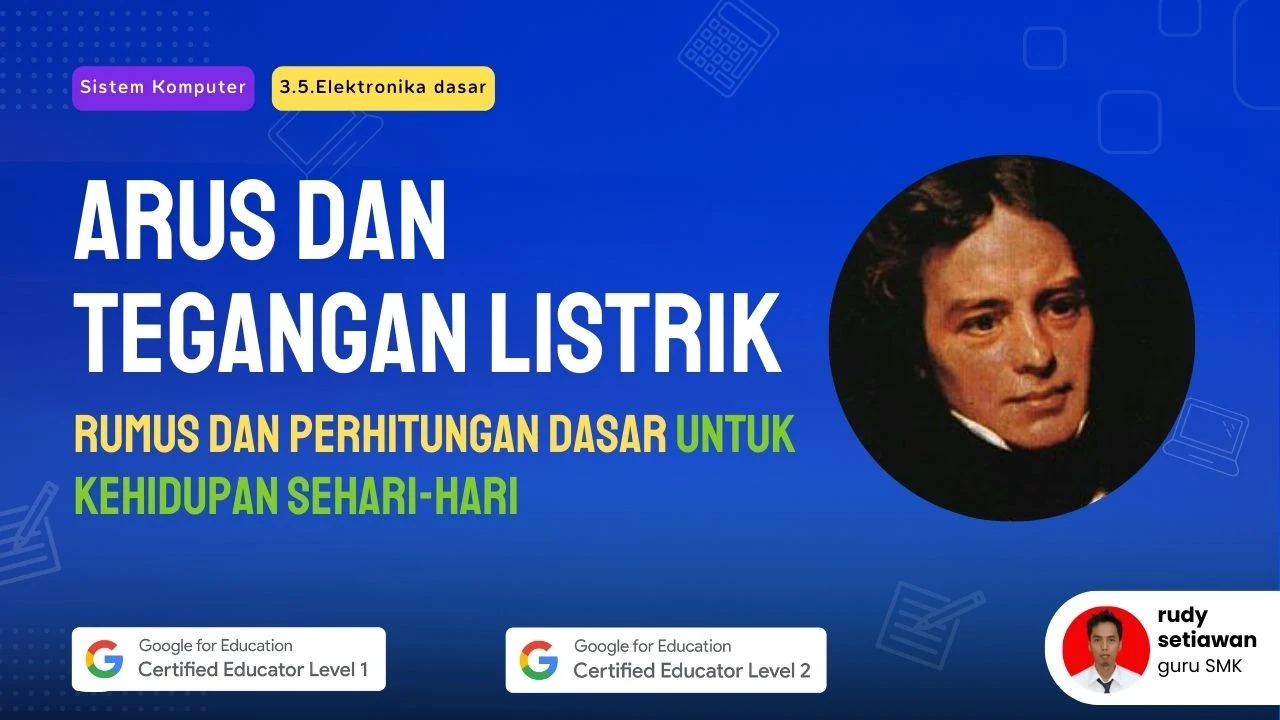 Arus dan Tegangan listrik | Pengertian, Rumus, dan contoh soal