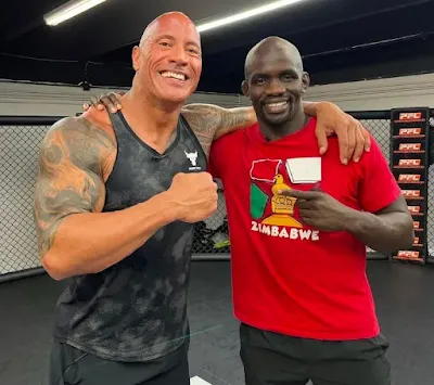 As Promised Themba Gorimbo Receives a Stunning Gift from Dwayne "The Rock" Johnson