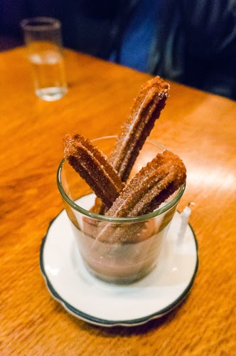 Tertulia churros con chocolate