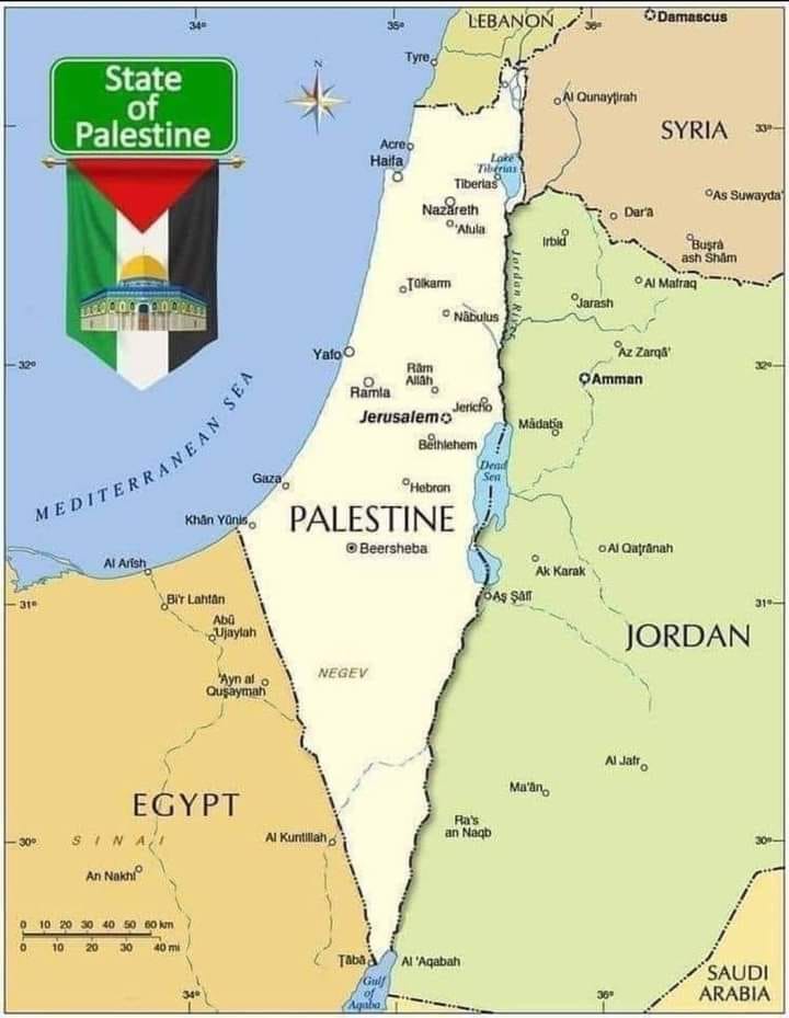 Map of the State of Palestine