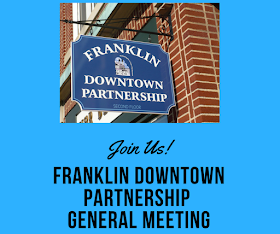 Franklin Downtown Partnership General Meeting to focus on "Re-opening Businesses"