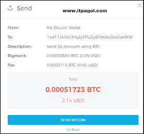 Confirmed your Bitcoin Payment Process.