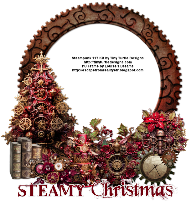 December Cluster Frame Challenge TTD-Steampunk117-LD3