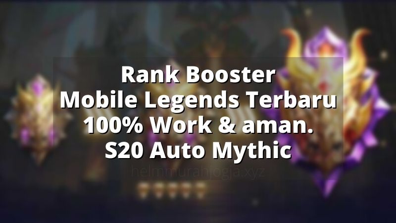 Rank Booster Mobile Legends
