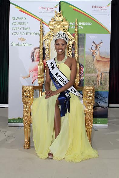 Miss Africa Great Britain was won by Sarah Jegede