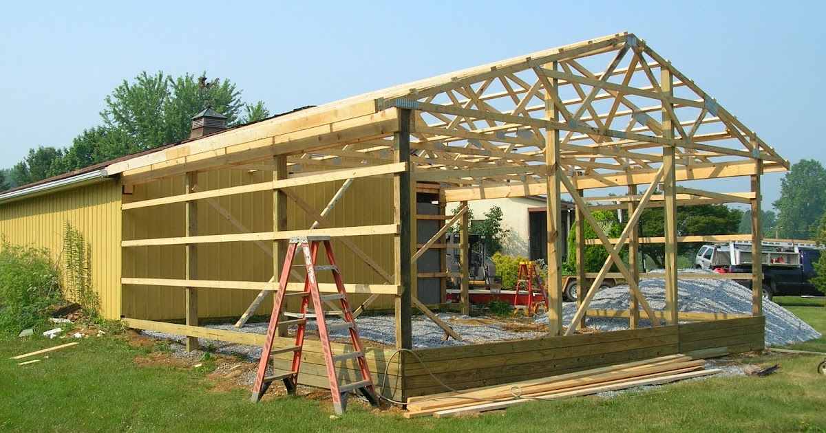 Robert's Projects: How to make a pole-barn style garage ...