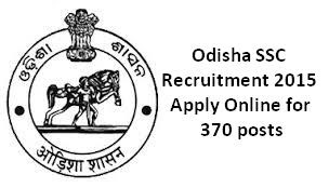 Odisha SSC Recruitment 2015 Application online