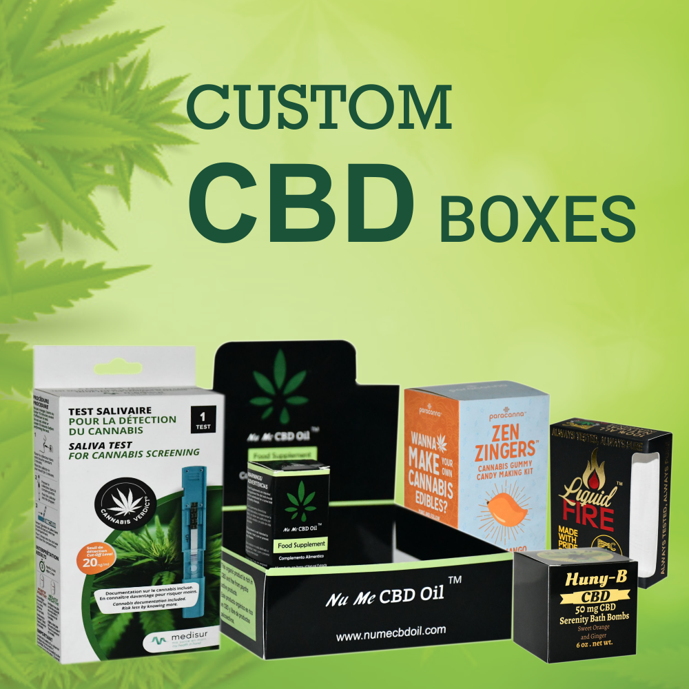 Custom printed CBD boxes