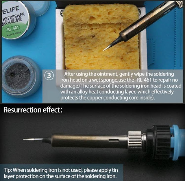 soldering bit cleaner RL-461 TIP REFRESHER