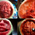 Students Create Carving Artistic Watermelon