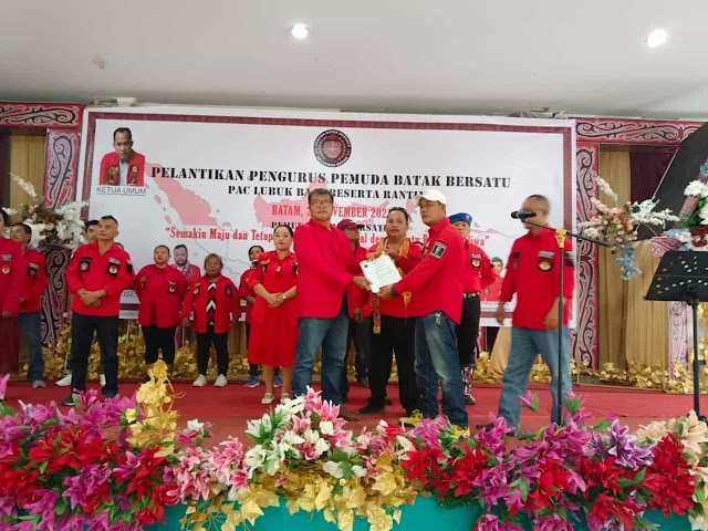 Pelantikan Pengurus PAC PBB Lubuk Baja Beserta Ranting Jajaran Periode 2023-2026