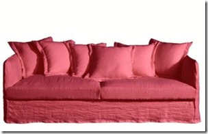 La Redoute canapé rose
