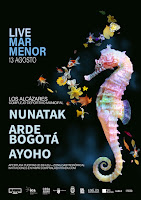Cartel Live Mar Menor 13 de Agosto en Los Alcázares