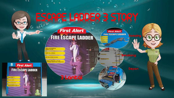 Foto Escape Ladder 3 Story | Tangga Darurat 3 lantai foto