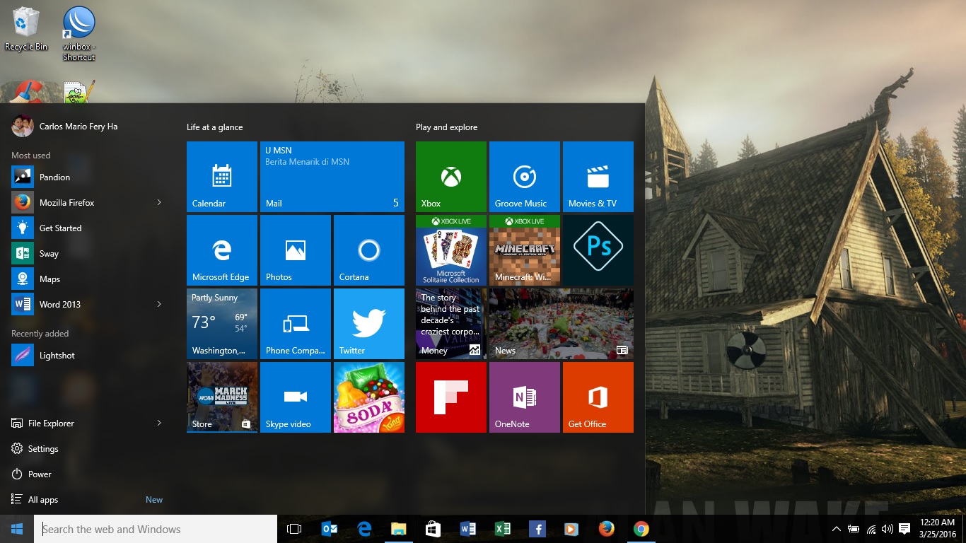  Gambar  Desktop Windows  10 