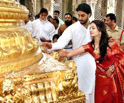 Abhishek and Aishwarya