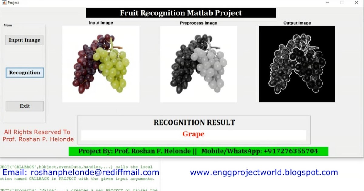 Fruit Recognition Using Image Processing | Fruit Identification Using ...