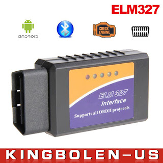 OBDII ELM327 V2.1 Bluetooth Car Scanner Android Torque Auto Scan Tool OBD 2