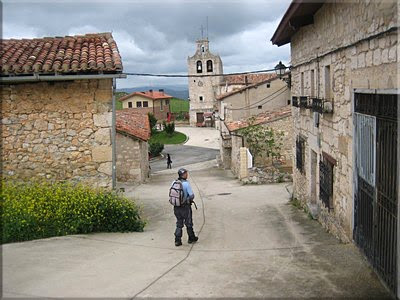 Calle del Castillo en Portilla, final de la Circular