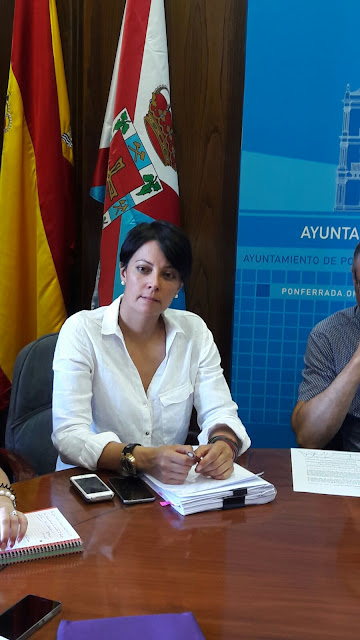 Rosa Luna, portavoz de Ciudadanos y presidenta del Imfe en el Ayuntamiento de Ponferrada