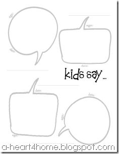 free kids quote printable black