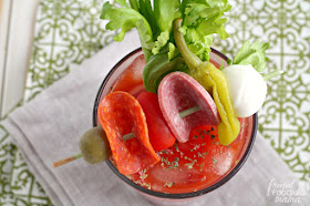 Inspired by a favorite Italian appetizer, this Antipasto Bloody Mary is a tasty twist on the classic brunch cocktail.