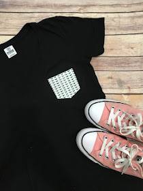 The Cricut EasyPress Mini is the newest addition to the EasyPress family and I am putting it to work and showing you how to add a faux pocket to a plain t-shirt using patterned iron on.