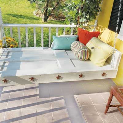 mission style porch swing plans