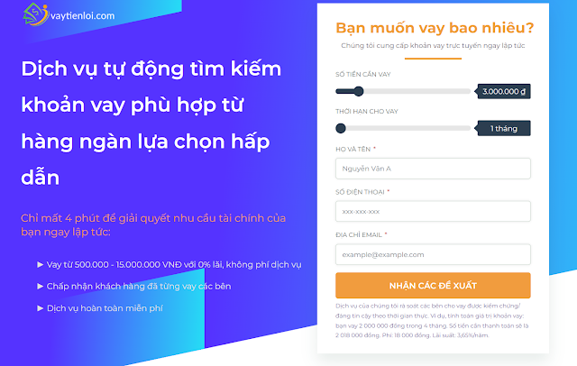 Tổng Hợp Web/App Vay Tiền 0% Lãi Suất, Uy Tín, Minh Bạch, Đề Xuất Khoản Vay Miễn Phí - CuongbokIT