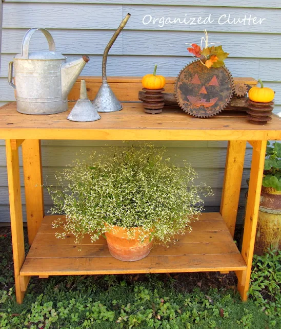 Repurposed Junk Jack o'Lantern