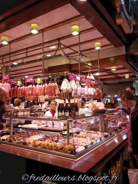 Lyon, les Halles Bocuse  la maison Gast