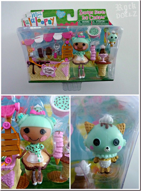 Mini Lalaloopsy Waffles Cone Scoops Serves Ice Cream en caja