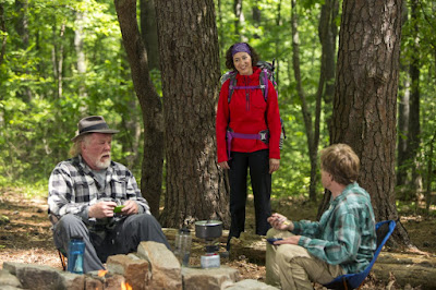 Kristen Schaal, Robert Redford and Nick Nolte in A Walk in the Woods