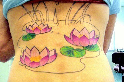 Top 10 Lotus Flower Tattoos Design 2012 Posted by mukiyi at 1233 AM