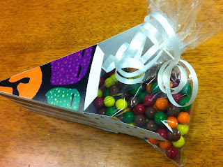 Thanksgiving Cake Box filled with Sixlets